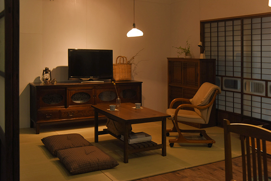 マンション 和室 格子戸